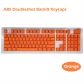 104+4 Backlit ABS Doubleshot Keycaps OEM Profile DIY Colorway for Mechanical Gaming Keyboard ANSI / ISO Layout